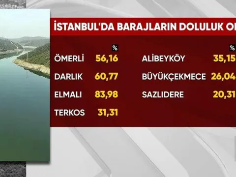 İstanbul'da barajlar alarm veriyor! - fotoğraf 1