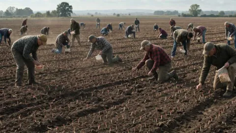 Toprağa milyonlarca kibrit batırmaya başladılar