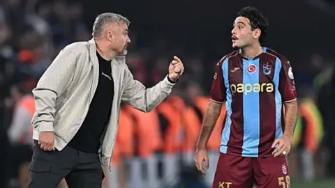 Trabzonspor 2-0 yenik duruma düştüğü maçta bu sözlerle geri dönmüş