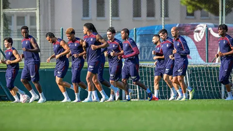 Trabzonspor, Beşiktaş maçı hazırlıklarını sürdürüyor