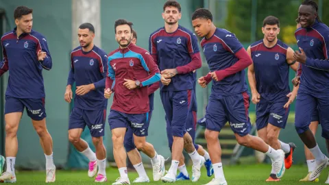 Trabzonspor'da Hearts maçı hazırlıkları başladı