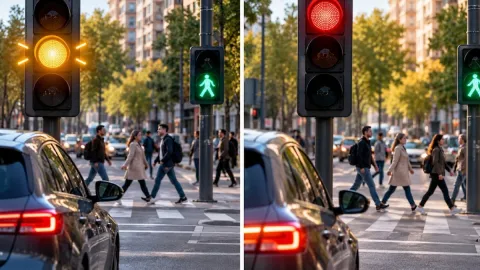 Trafik ışıklarında yeni dönem başladı: Sarı ışığın kuralını değiştirdiler
