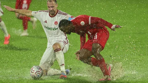 Trendyol 1. Lig maçına yağmur engeli!
