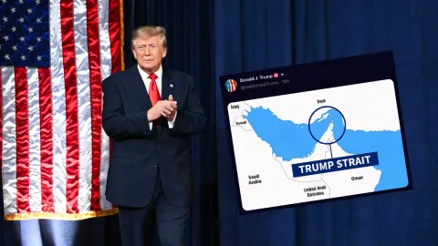 Trump'tan "Hürmüz" çıkışı: Adını "Trump Boğazı" olarak değiştirmeyi düşünüyoruz