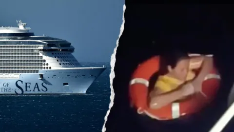 Tur gemisinden denize atladı, 20 saat sonra yüzerken bulundu