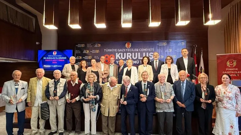 Türkiye Gazeteciler Cemiyeti'nden 80. Kuruluş Yıldönümü Kutlaması