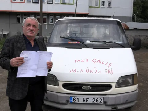 17 yıldır Trabzon'dan çıkmayan kamyonete İstanbul'dan geçiş ihlali cezası geldi - fotoğraf 4