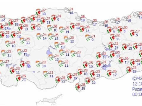 Sağanak yağış geri geliyor: Hava bir anda değişecek | Meteoroloji tarih verdi: İstanbul dahil yurdun tamamında etkili olacak - fotoğraf 4