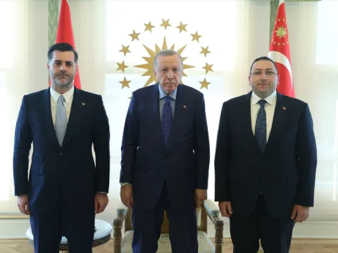 Cumhurbaşkanı Erdoğan'ın kabulleri - fotoğraf 2