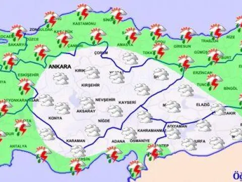5 bölgeye uyarı! 16 il için sarı kod! Sağanak yağmur bekleniyor - fotoğraf 2