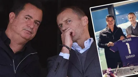 UEFA Başkanı Ceferin, Acun Ilıcalı'nın konuğu oldu