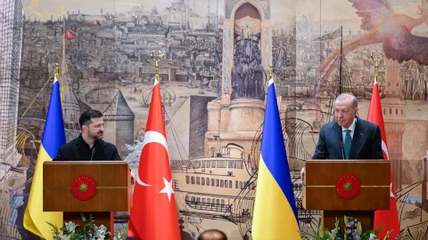 Ukrayna Devlet Başkanı Zelenski: Karadeniz Tahıl Koridoru üzerinde mutabık kaldık
