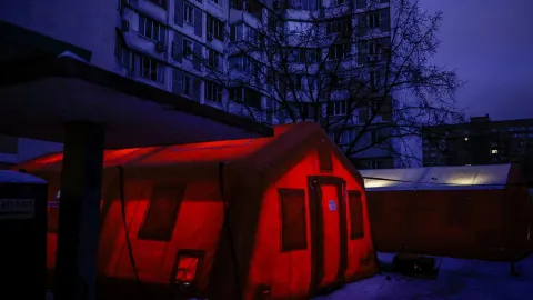 Ukrayna: Saldırılar nedeniyle Kiev ve Dnipropetrovsk bölgelerinde yaklaşık 280 bin aile elektriksiz