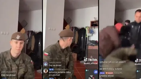 Üniforma giyip askerlerle dalga geçti, yaka paça gözaltına alındı