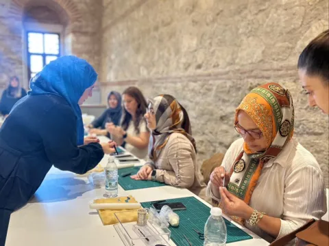 Kültür Yolu Festivali’nde 'esnek soğuk porselen atölyesi' yapıldı - fotoğraf 4