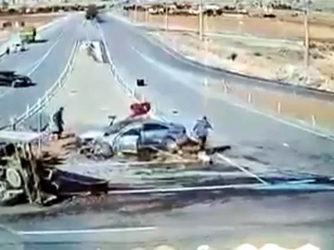 MHP'li milletvekilinin yaralandığı kazanın görüntüleri ortaya çıktı - fotoğraf 2