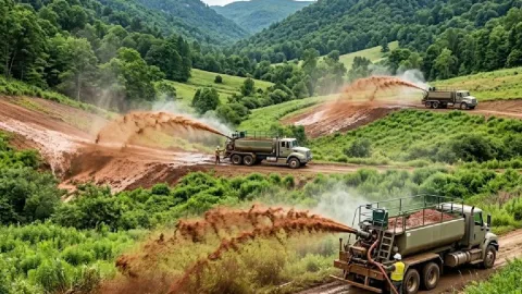 Vadiye döktükleri binlerce ton kil bölgenin kaderini değiştirdi