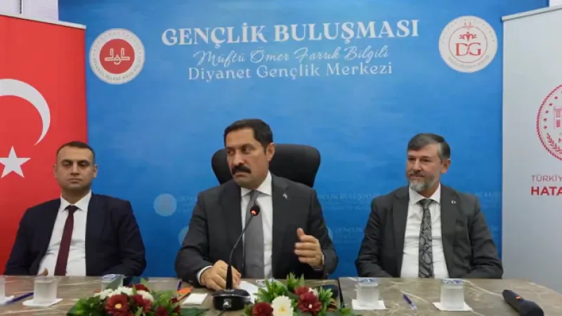 Vali Masatlı Diyanet Gençliği ile Buluştu