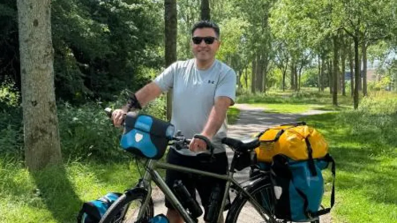 VEYSEL BALDEMİR, DEPREMZEDE ÇOCUKLAR İÇİN PEDAL ÇEVİRECEK