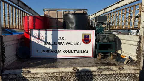 Viranşehir'de 650 litre kaçak akaryakıt yakalandı