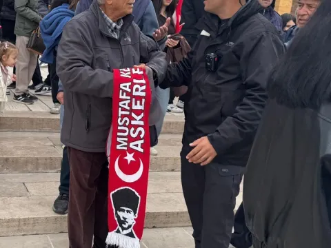Anıtkabir’de bir sürpriz, iki protesto - fotoğraf 5