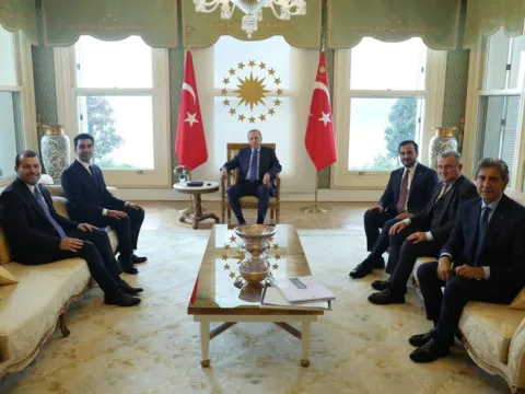Cumhurbaşkanı Erdoğan, İstanbul'da ilçe belediye başkan ve başkanvekillerini kabul etti - fotoğraf 5
