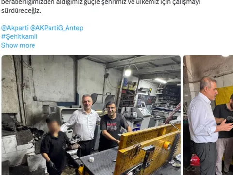 AKP’li vekil çocuk işçilerle poz verdi! ‘Sanayi esnafımızın çayını içtik’ dedi - fotoğraf 2