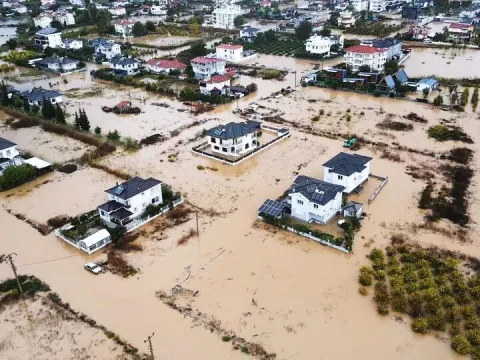 Muğla'da sel! Endişelendiren görüntüler! - fotoğraf 1