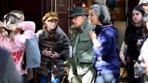 Woody Allen yeni filminin çekimlerine Madrid’de devam ediyor