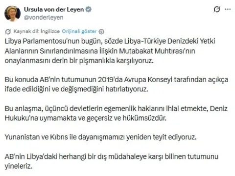 Avrupa Birliği Libya Türkiye anlaşmasında tarafını seçti - fotoğraf 2