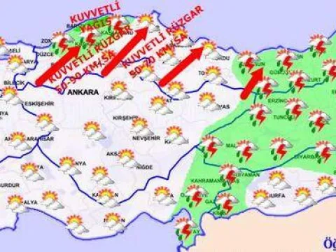 Bugün hava nasıl olacak? 25 ilde yağışlar devam: Fırtına ve şiddetli sağanak geliyor! - fotoğraf 2
