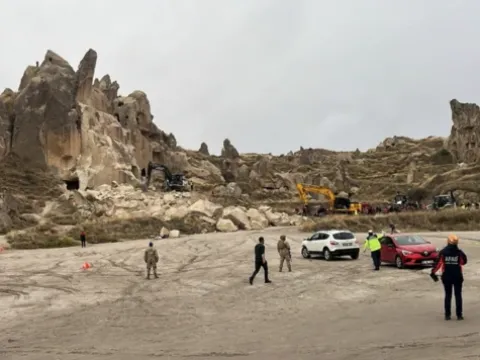 Kapadokya'daki çökme sonucu can kaybı 3'e çıktı - fotoğraf 1