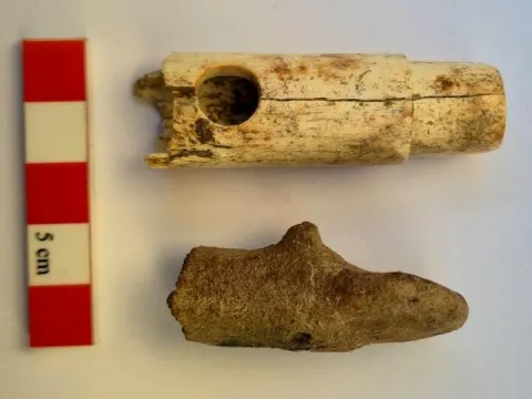 Troya'da 2800 yıllık kemik fülüt bulundu - fotoğraf 1