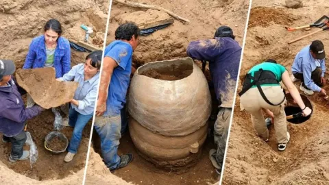 Yağmur toprağı yardı devasa küpü ortaya çıkardı: Herkes altın beklerken bambaşka bir şey çıktı