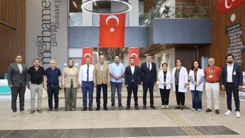 Yapar'dan Araştırma Hastanesine Ziyaret