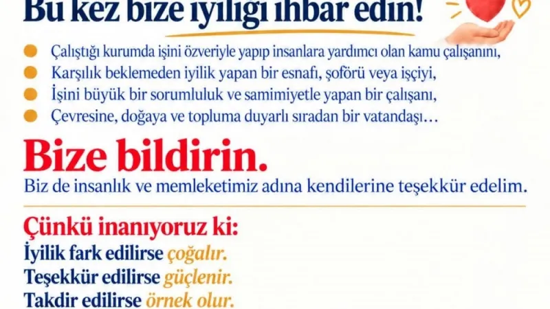 YAYLADAĞI'NDA BİR İLK: İYİLİK HATTI