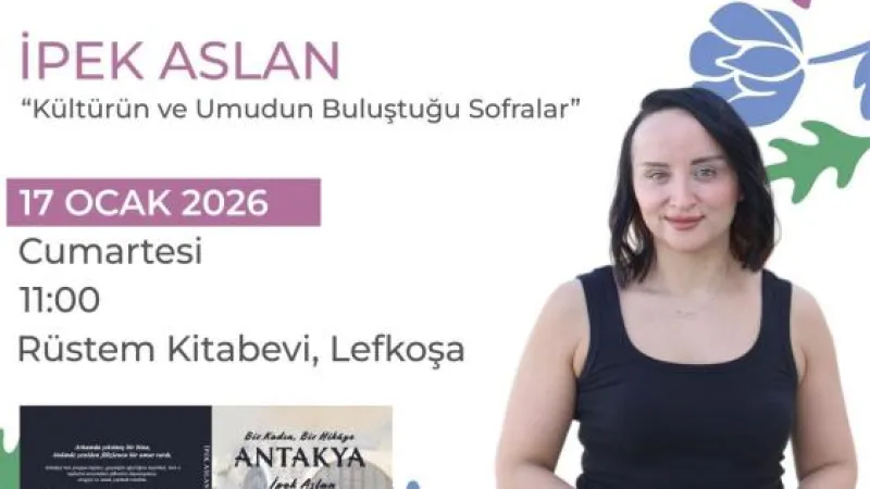 Yazar Aslan Kıbrıs'ta İmza Gününde