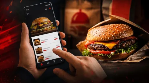 Yemek siparişlerinde 'bir' restoranla 'büyük' oyun
