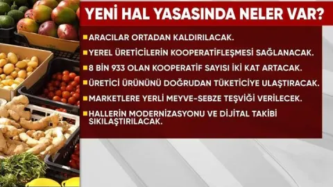 Yeni hal yasası geliyor: Pazarda ve markette neler değişecek?