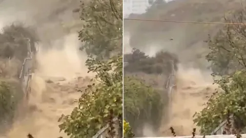 Yer Nepal değil İstanbul! Vatandaşlar korku dolu gözlerle izledi