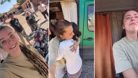 Yolda kalan Alman gezgine Sivaslı aile kucak açtı: 11 günlük misafirlik gözyaşlarıyla bitti