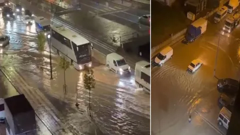 Yollar göle döndü muhalefetten AKP'li başkana gönderme geldi: AK Parti'ye katılın!