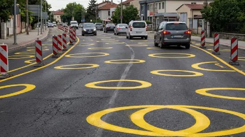 Yollarda sarı daireler belirmeye başladı: Sürücüler ne anlama geldiğini bilmiyor