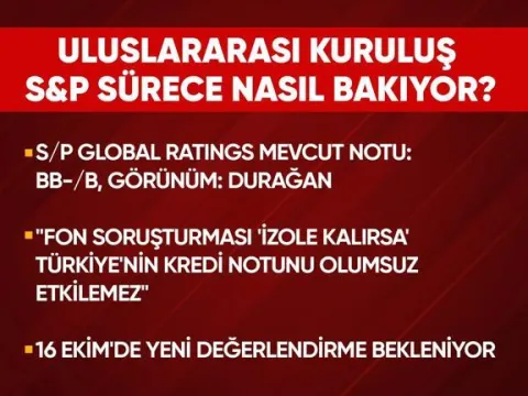 Uluslararası Kredi Kuruluşu S&P'den fon soruşturması mesajı: "Türkiye’nin kredi notu etkilenmeyecek" - fotoğraf 7