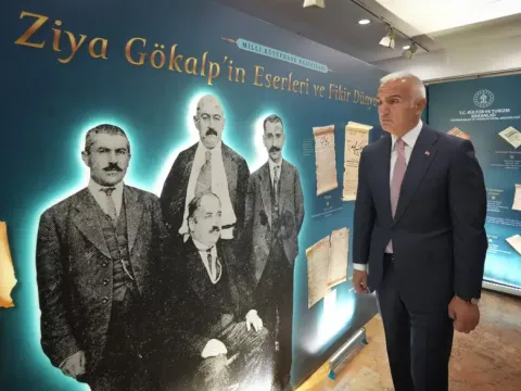 Ziya Gökalp'in doğumunun 150'nci yılına özel sergi. Milli Kütüphane'de açıldı - fotoğraf 1