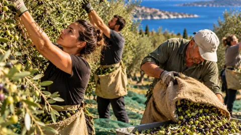 Zeytin ağacı olmayan ülke dünya zeytin toplama şampiyonu oldu