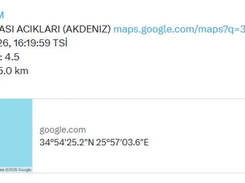 Akdeniz'de şiddetli deprem! - fotoğraf 1